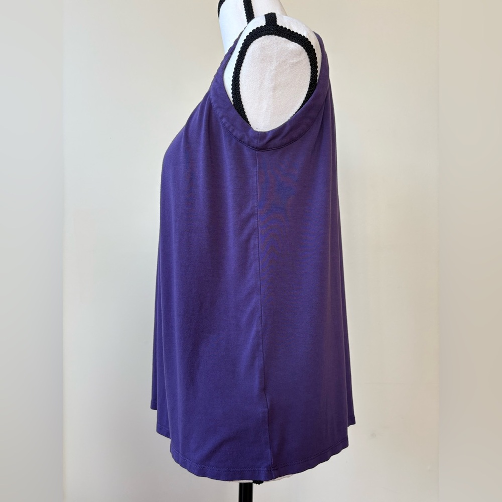 Michael Kors Purple Studded Blouse - Picture 6 of 11